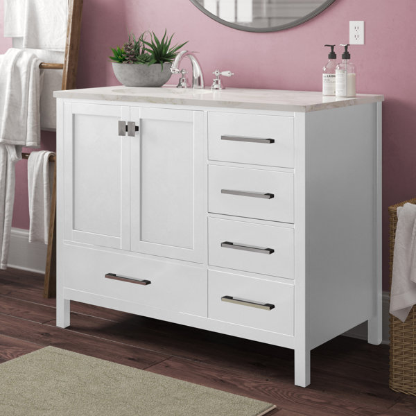 Andover Mills™ Broadview 42'' Freestanding Single Bathroom Vanity with